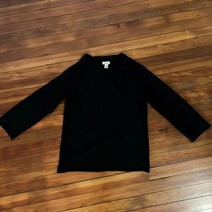 100% Cashmere Sweater with Tie Detail at Neckline